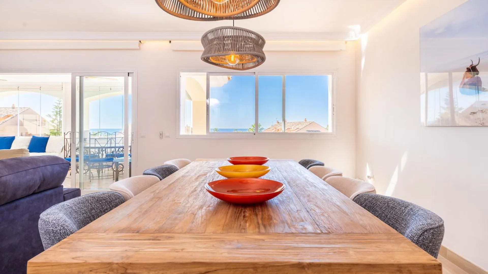 Fantastico Atico Duplex En Marbella, Con Vistas Al Mar Y A 300 Metros De La Playa Apartman Spanyolország